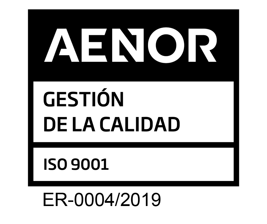 LOGO AENOR ER 0004 2019 ISO 9001 POS transparencia